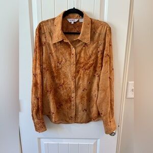 Roper Western Shirt with Sequins Size Large NWOT